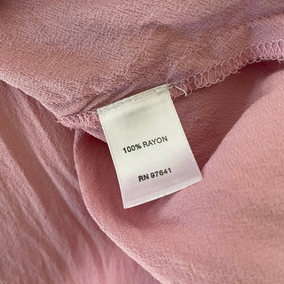 J.Jill Buttondown pink blouse size L Oversized - Picture 6 of 9